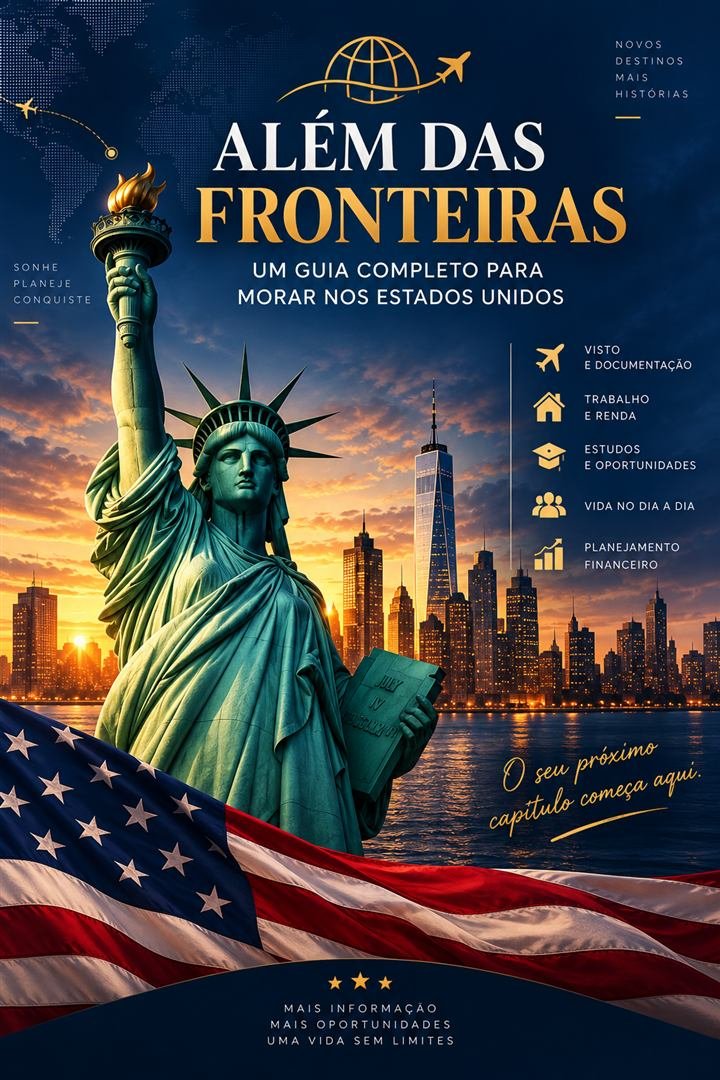 Capa do ebook Além das Fronteiras, de Igor Fidelis.